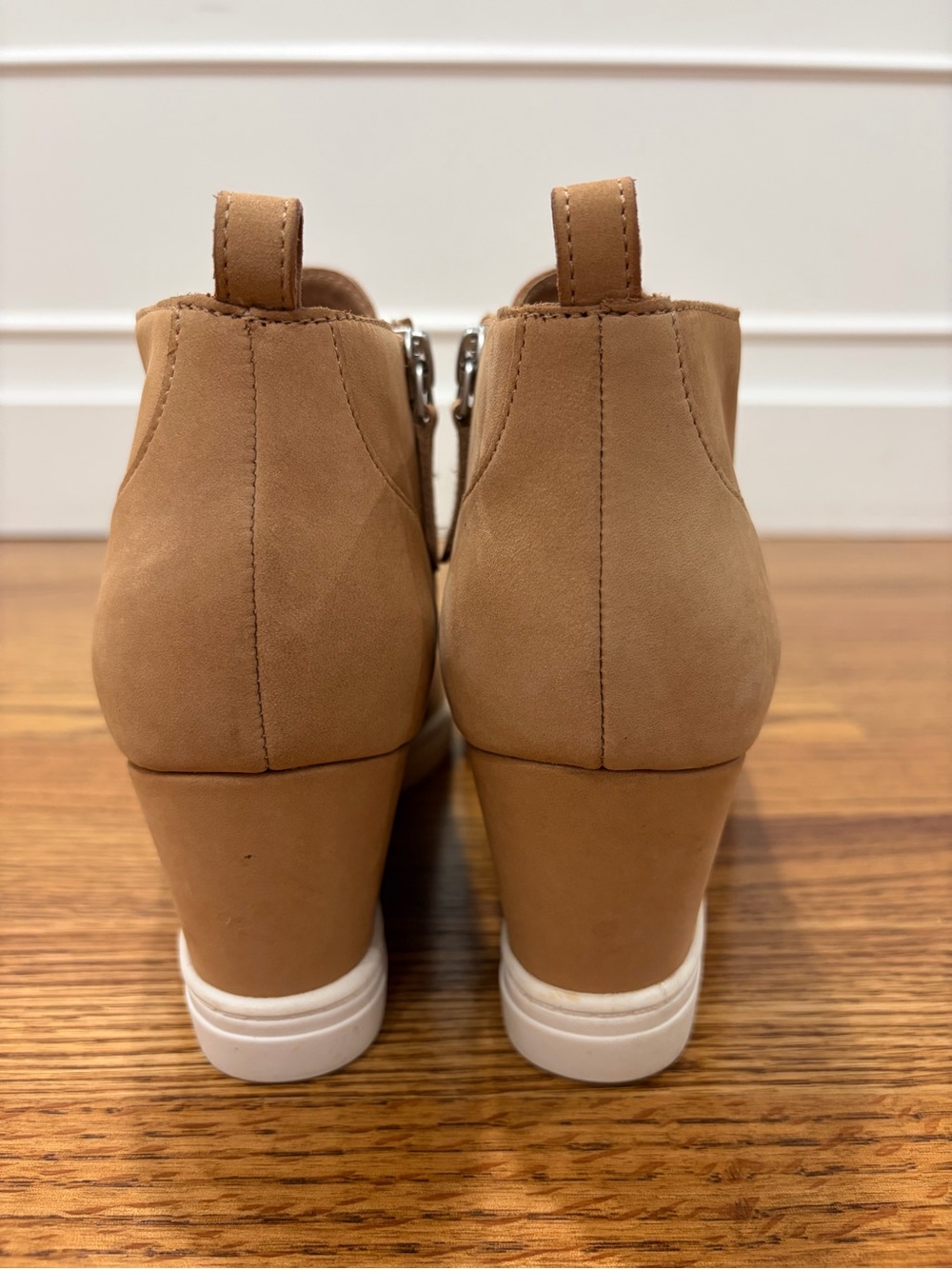 Linea Paolo Suede Wedge Heel Sneaker Bootie Felicia (7) - Picture 3 of 12